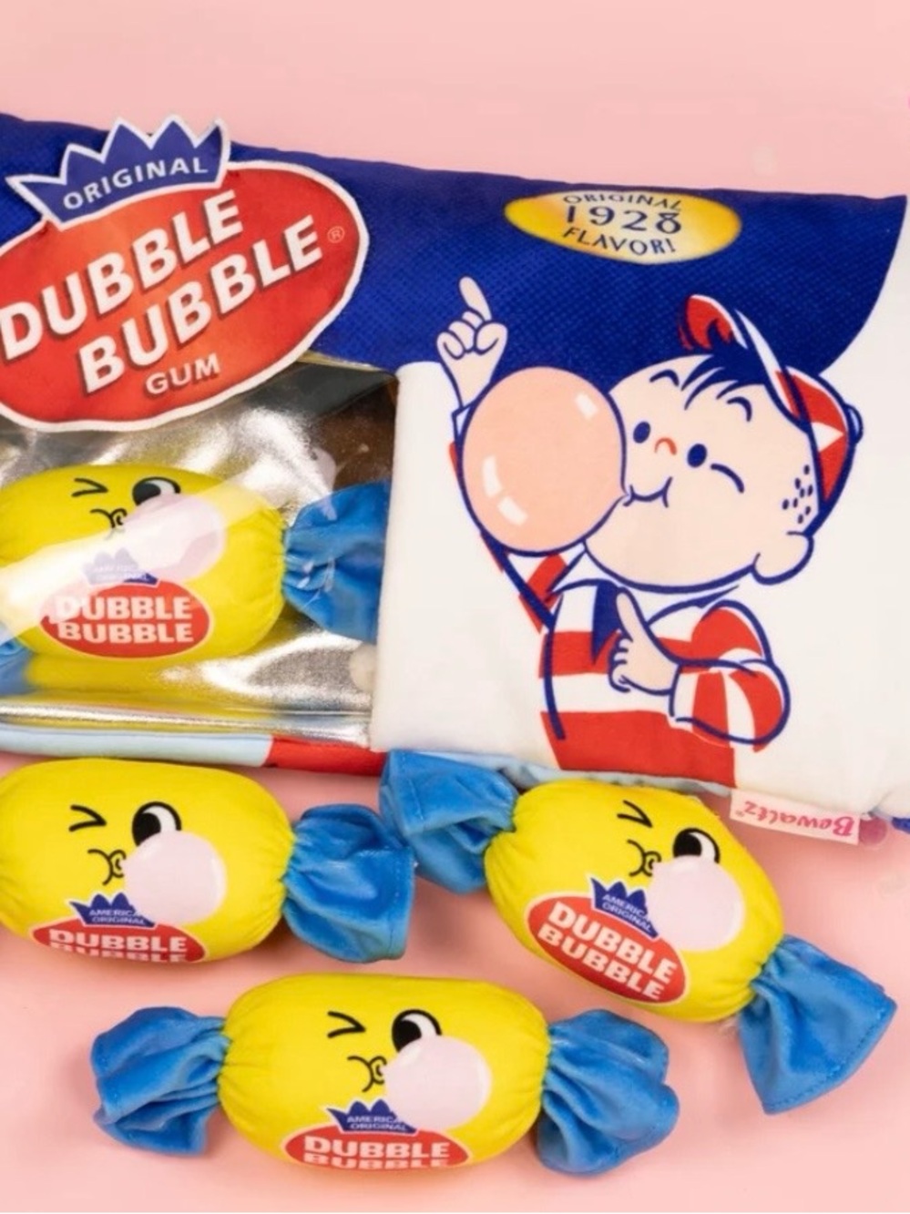 NWT Mini Plushie - Dubble
Bubble 14" X 9" Gum Pillow